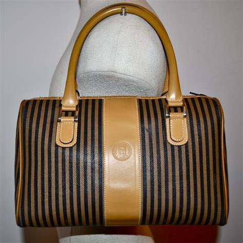 fendi striped handbag.